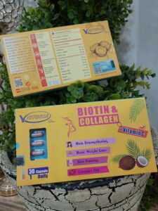 قرص ویکتوریا بیوتین کلاژن (Victoria biotin collagen)