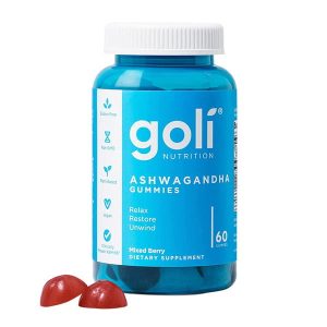 پاستیل آشواگاندا آبی گلی (60 عددی) (Goli Gummuis)