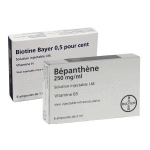 آمپول بیوتین و بپانتن (12 عدد) (biotin and bepanthene)