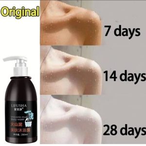 شامپو سفیدکننده جادویی بدن و صورت اورجینال (volcanic mud body wash)